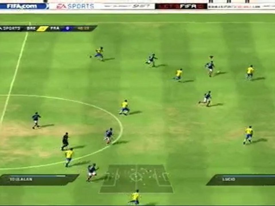 Gameplay de Fifa 10 (Test qualité avec mon dazzel)