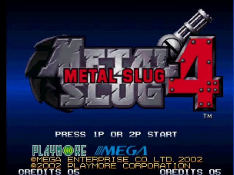 metal slug 4 [neogeo] videotest