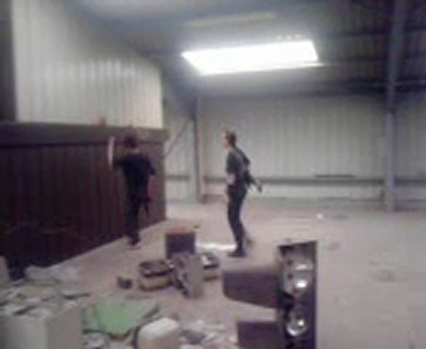 airsoft  VS bouteille de biére