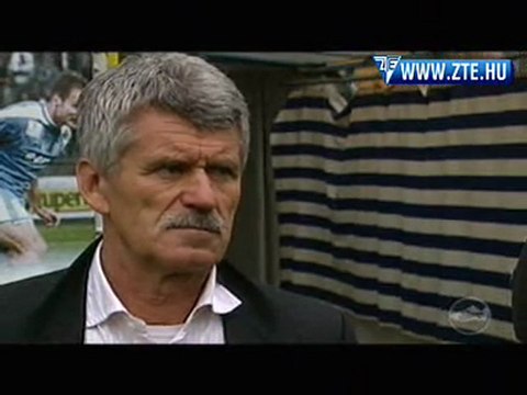 2010.05.08 Csank János nyilatkozott a ZTE-Honvéd előtt