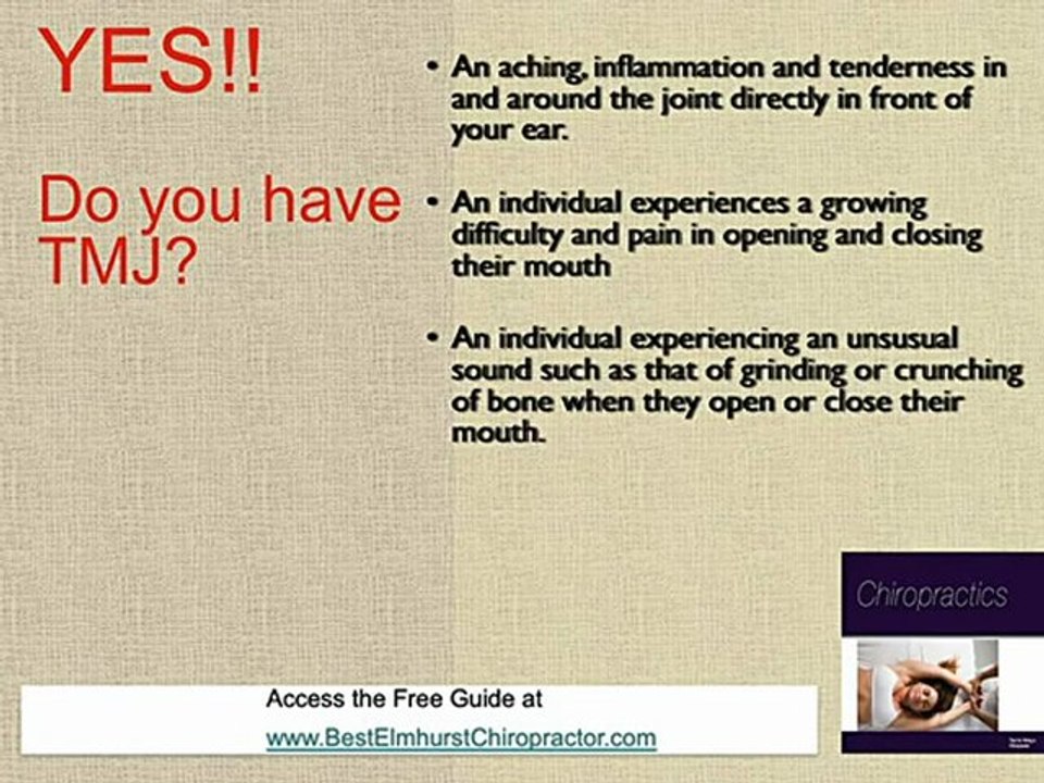 Elmhurst Chiropractor can Chiropractor Fix TMJ?