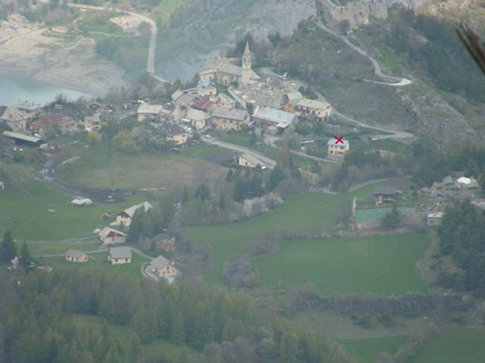 On voit la maison