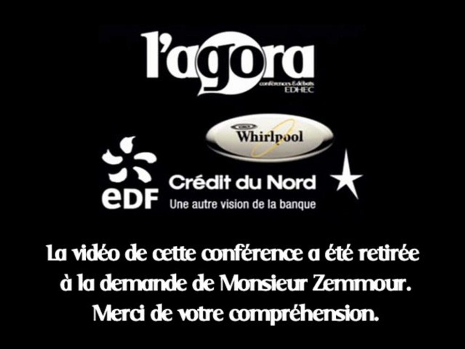 Conférence Eric Zemmour