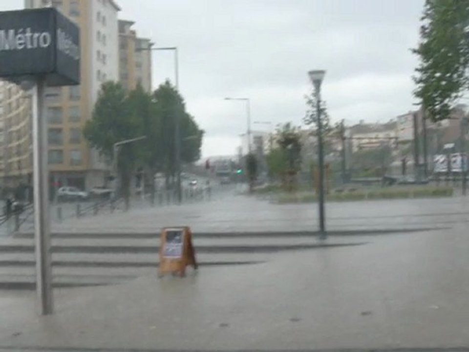 Enorme averse sur Marseille