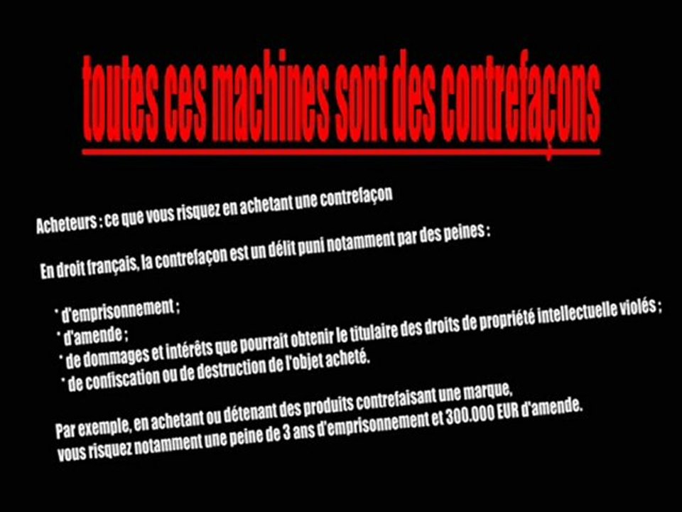 Une petite vidéo sur la console la plus contrefaite..