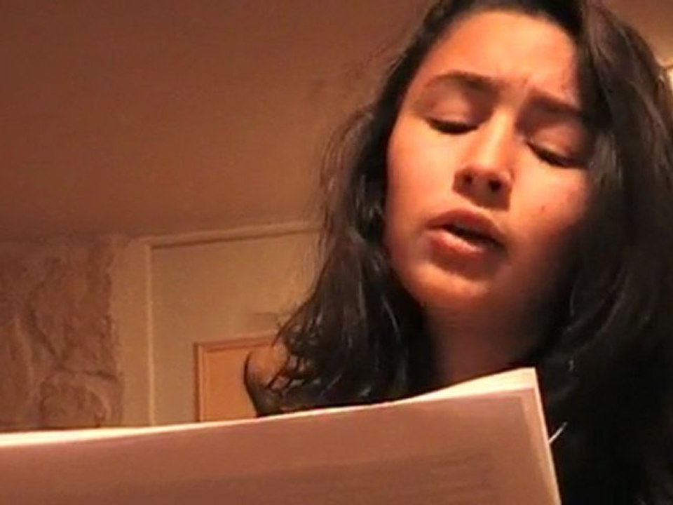 extrait  " we are the world" par Margot pour Adeline