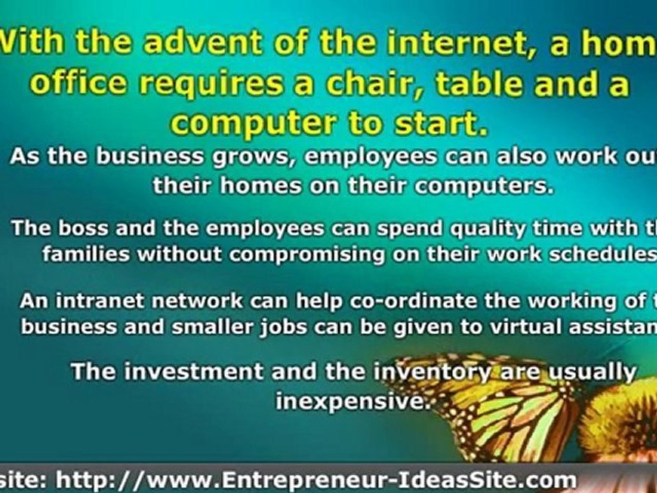 Important Advantages For A Home Business