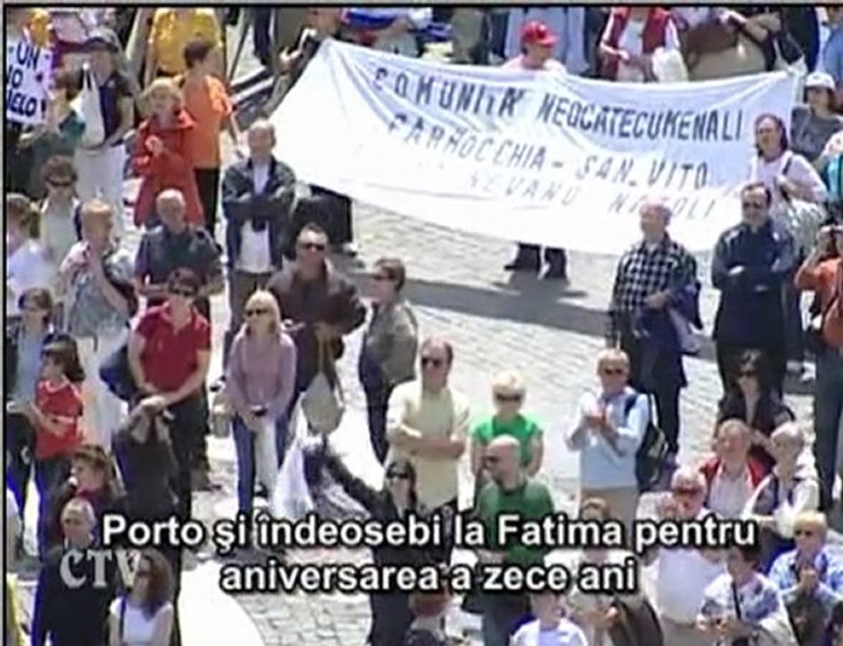 Papa: Maria, prima şi cea mai perfectă discipolă a lui Isus