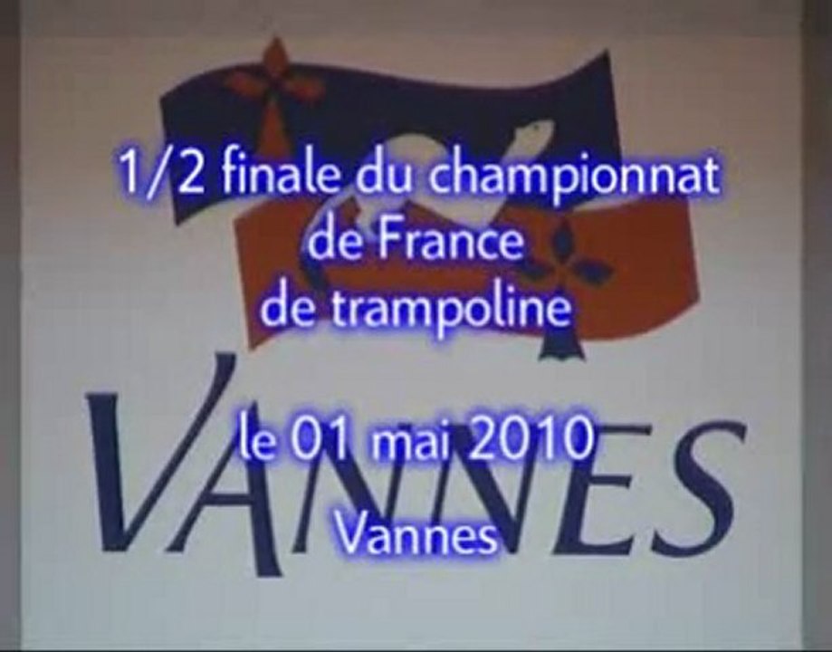 Marine - Trampoline FAMECK - 1/2 finale France du 01 05 2010