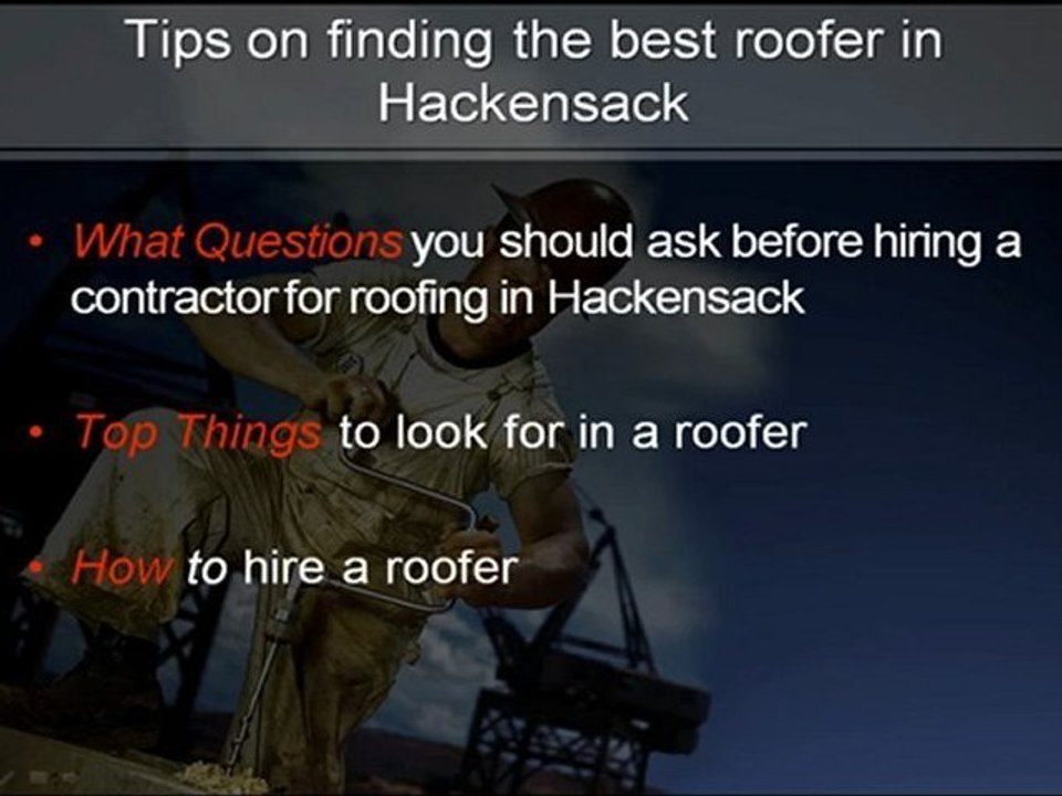 Roofing Hackensack - Roofers in Hackensack NJ