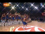 Celebración de los campeones (Barça 86 Olympiacos 68)