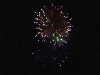 feu d'artifice au Grand Déballage de Daoulas