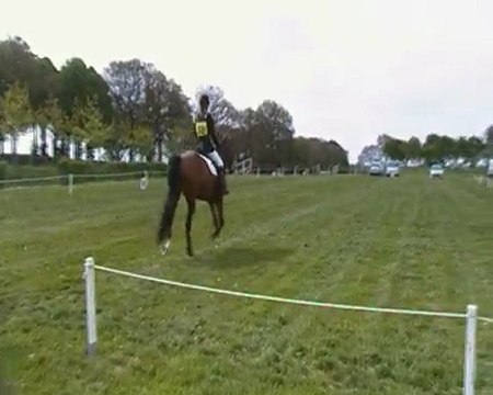 Ocaraflame et Célia en CCE à Corlaix - dressage AM2
