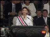 Laura Chinchilla, primera mujer presidenta de Costa Rica