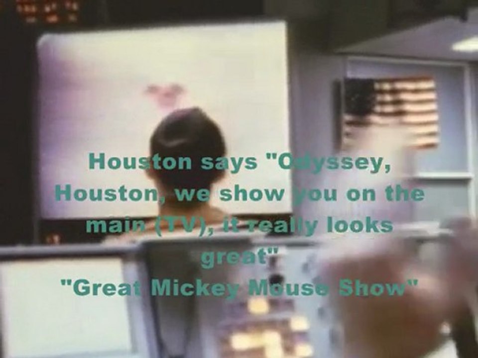 Moon Hoax Apollo 13 : Disney's Mickey Mouse Show