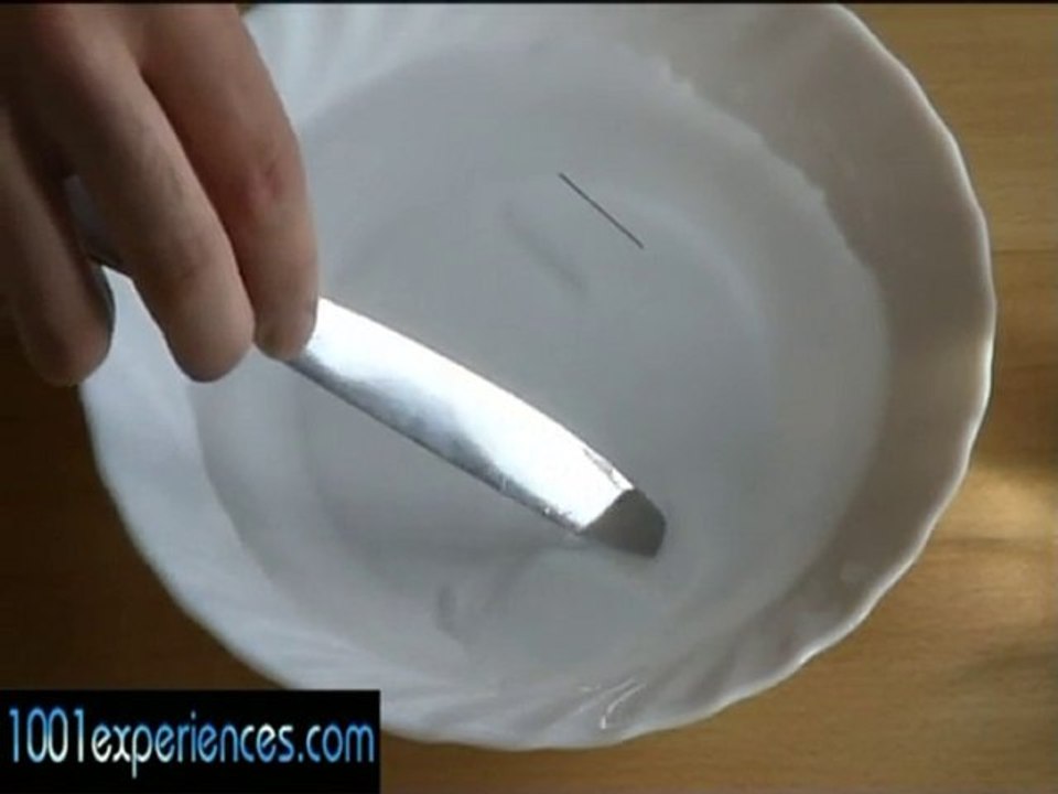 Comment faire flotter une aiguille sur l'eau