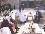Katar Emiri Al Thani ile Tarabya Köşkünde görüştü
