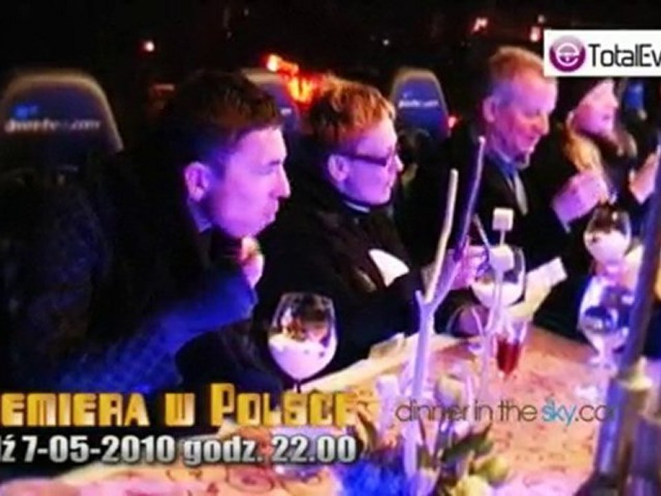 DINNER IN THE SKY Poland Premiera By TotalEvents.pl