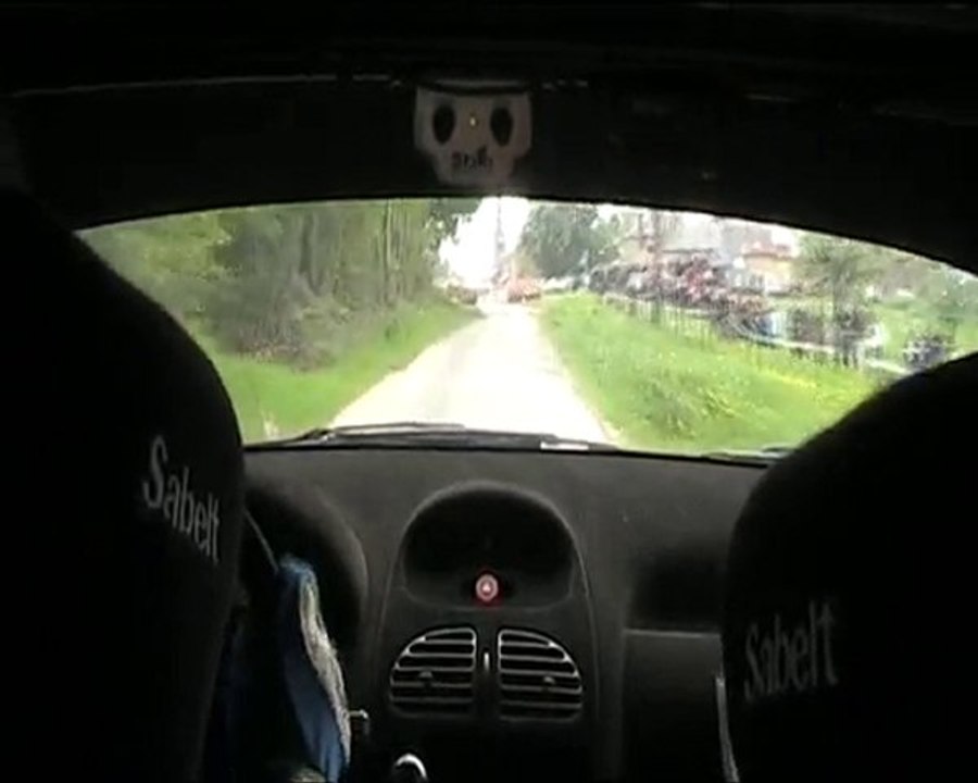 Embarquée Stique rallye ardennes 2010