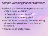 What questions should I ask when interviewing a wedding pla