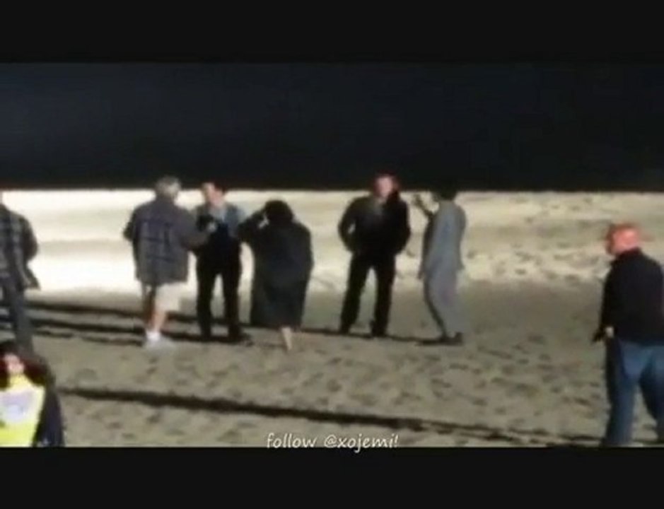 Joe & Demi en la playa