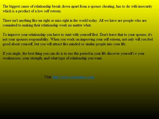 How Self Esteem Can Improve Your Relationship