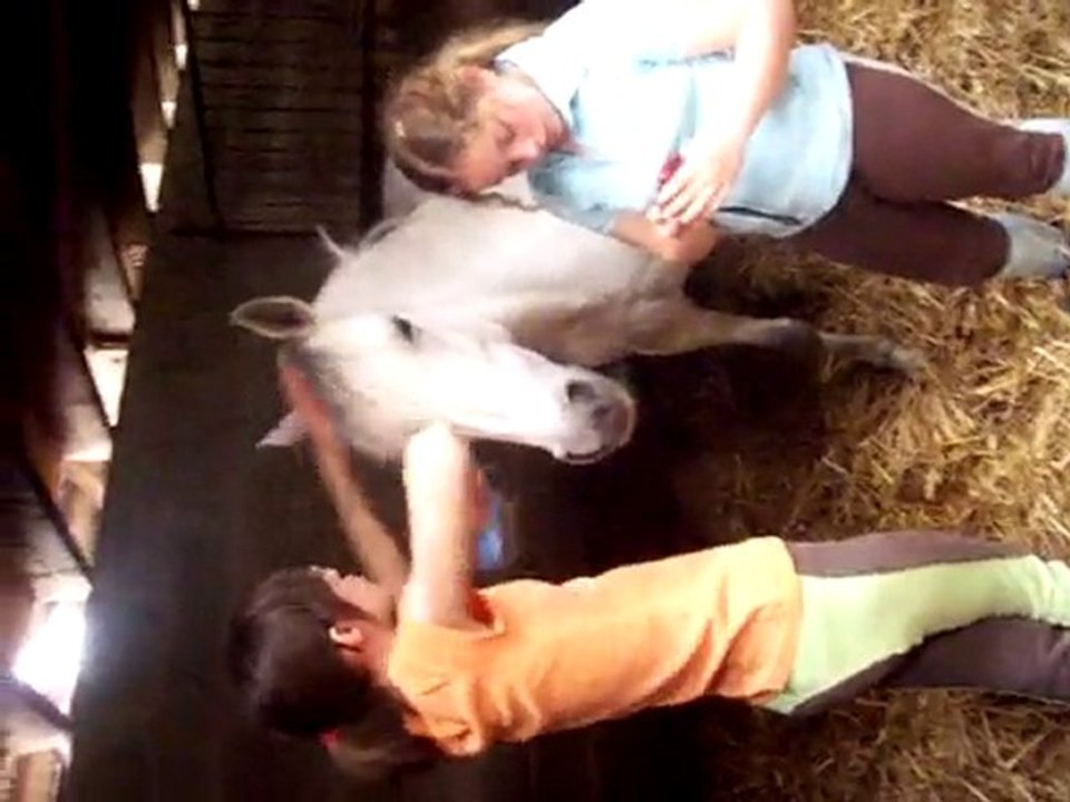 Justine et Coco qui s'occupe d'Igname