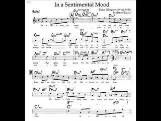In A Sentimental Mood