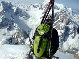 Couturier à la Verte et descente en ski dans le Whymper