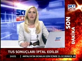 Tus Sonuçları İptal Edildi