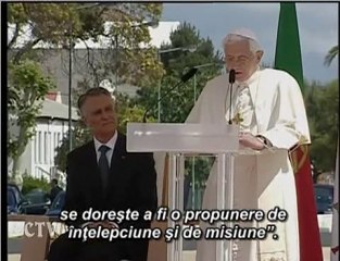 Benedict al XVI-lea: Consolidarea mărturiei creştine