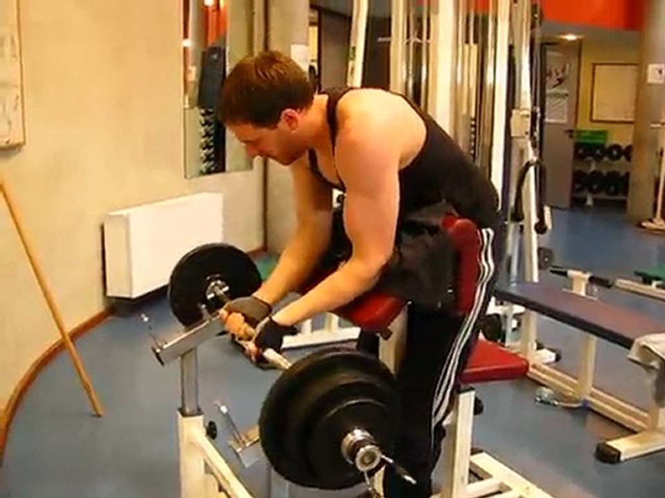 curl pupitre à la barre partiel, 6à53kgs