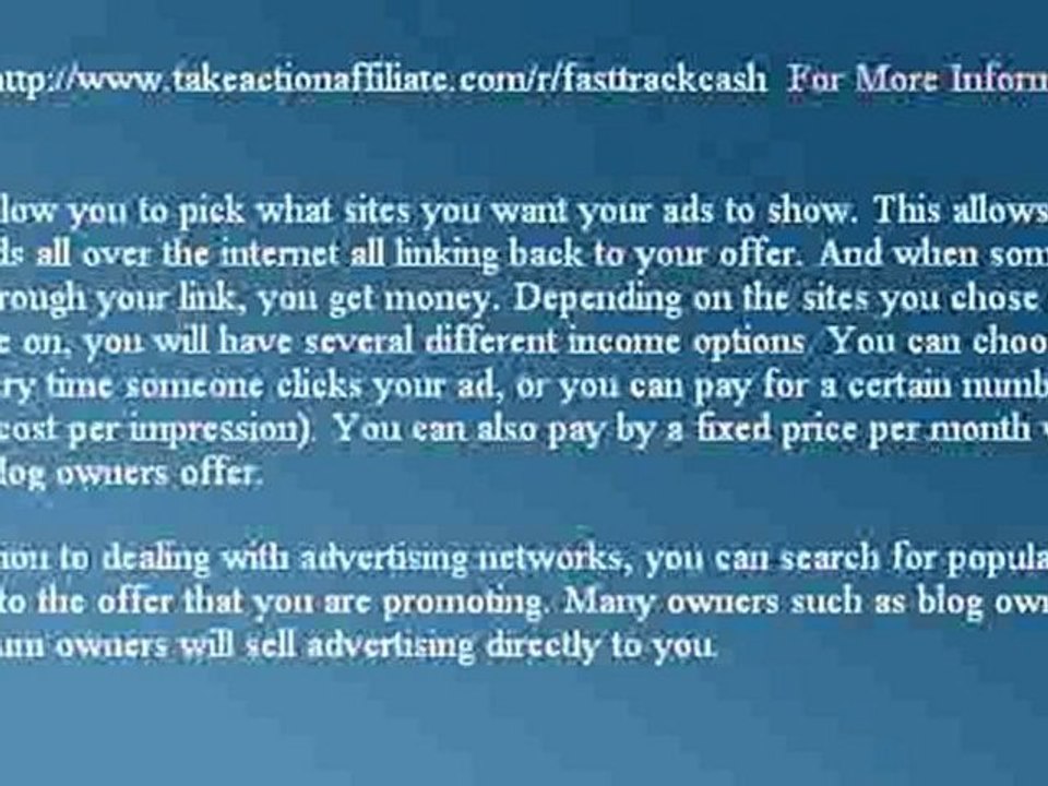 Affiliate Marketing Easy Fast Cash