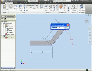 Autodesk Inventor 2010 training Bend Tables