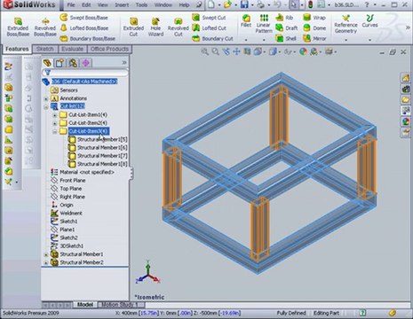 solidworks Weldment Cut List Tutorials