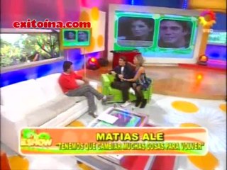 Exitoina.com - Matias Ale "Silvina es la mujer de mi vida"