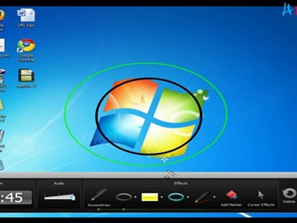 Camtasia 7: How to draw on screen using special effects?