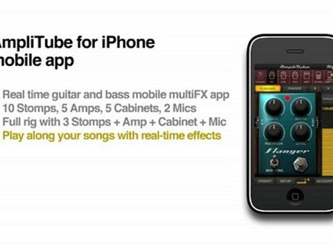 Plug guitar into your iPhone/iPad- AmplITube iRig