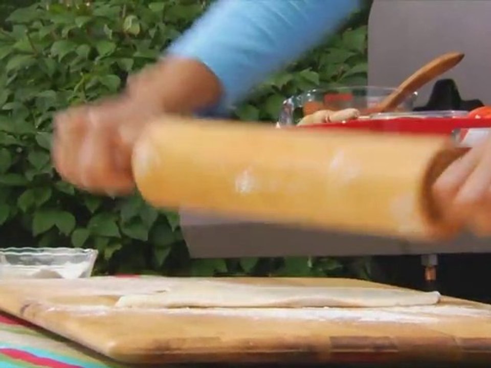 Pizza sur le grill
