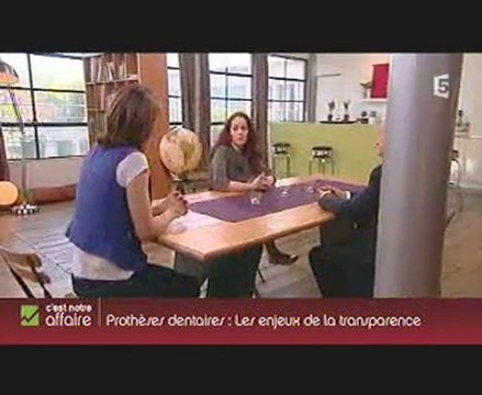 « Prothèses dentaires : les enjeux de la transparence »