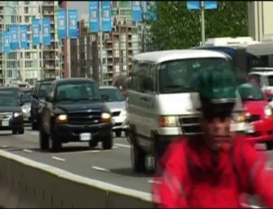 Vancouver's Burrard Bridge Bike Lane