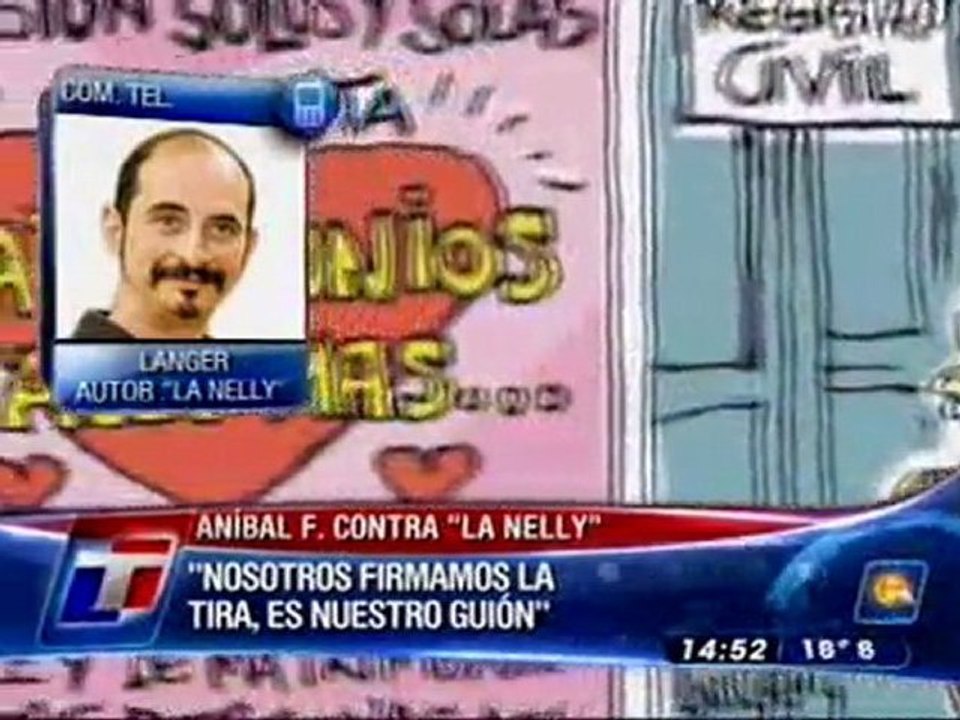 A. Fernández contra la tira La Nelly