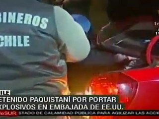 Detienen a paquistaní con explosivos en embajada de EE.UU.