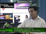 ENTREVISTA CLAUDIO SANDOVAL, GRTE. COMERCIAL AOC PERU