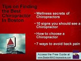 Boston MA Chiropractors, How to find great Chiropractors Gu