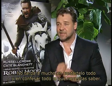 Robin Hood - Entrevista con Russell Crowe