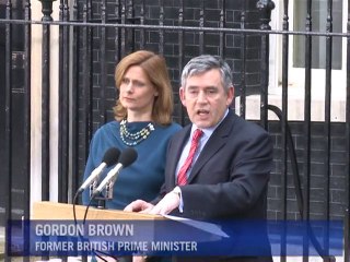 Cameron finally becomes British PM, Brown quits