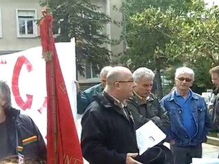 Le Gard Rhodanien soutient le peuple grec (manifestation)