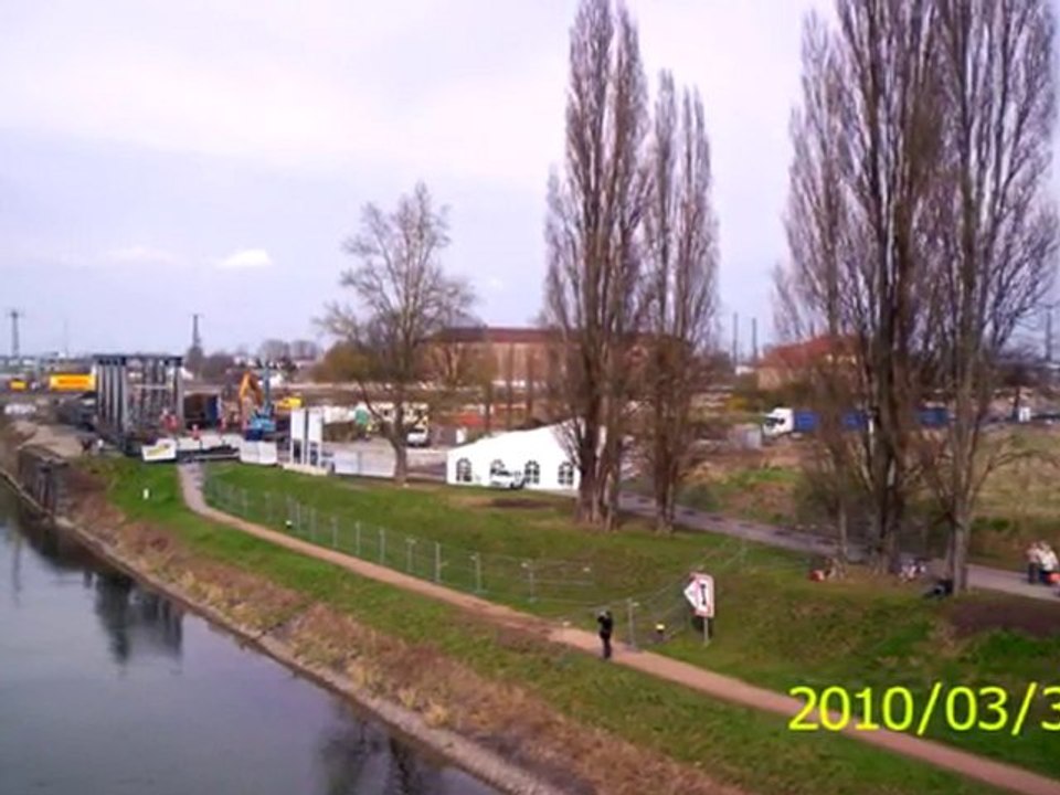 Travaux Pont SNCF Rhin