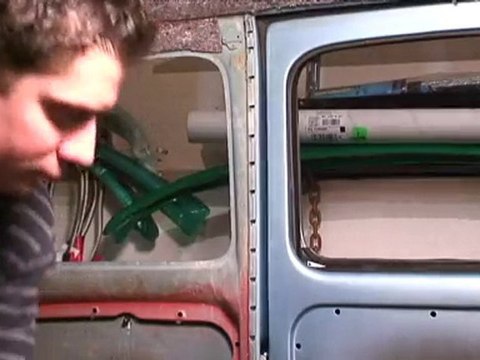 Classic VW Beetle Bug Ragtop Sunroof Install Sample 2